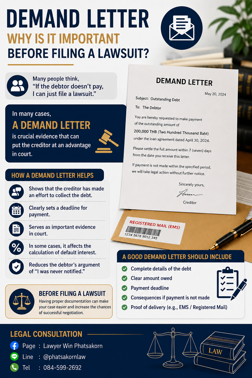 Demand Letter Thailand